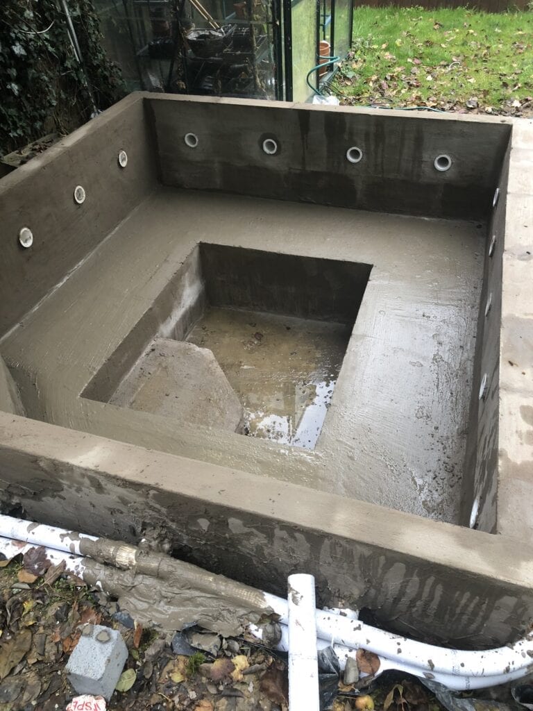 Concrete Hot Tub