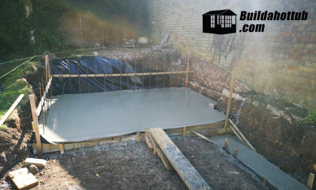 Hot Tub Concrete Base