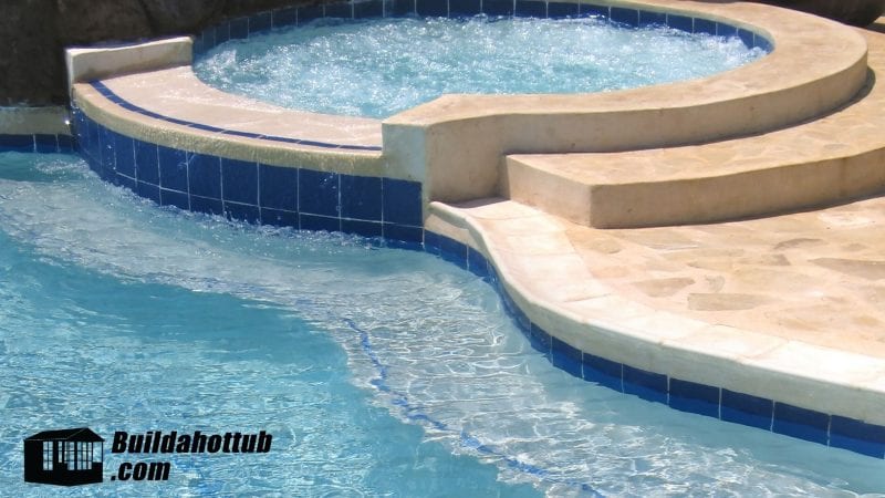 build hot tub into existing pool