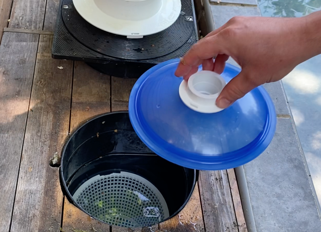 remove sand in hot tub