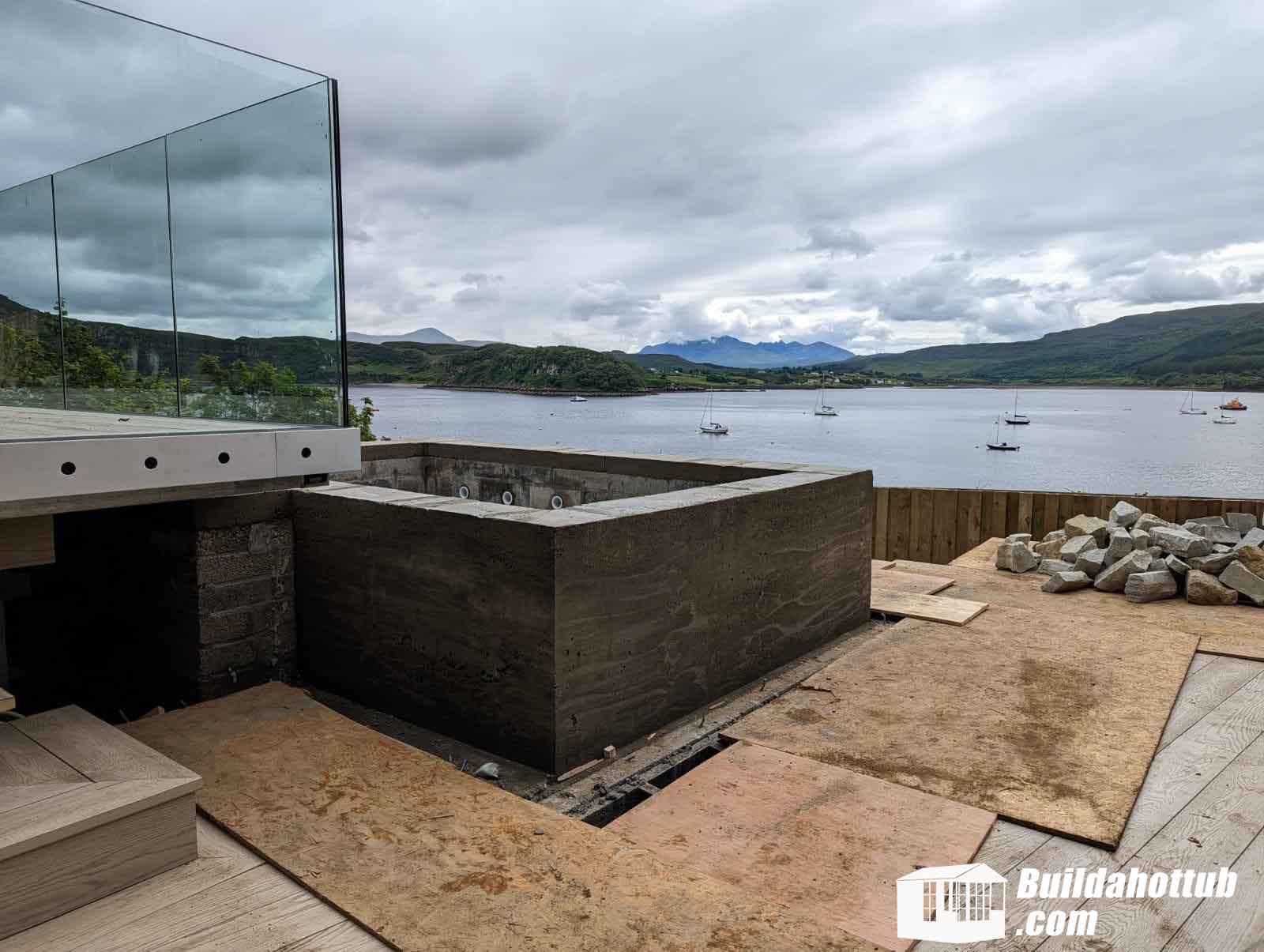 DIY Hot Tub with a View